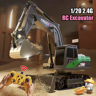 1:20 RC Alloy Excavator With Lights